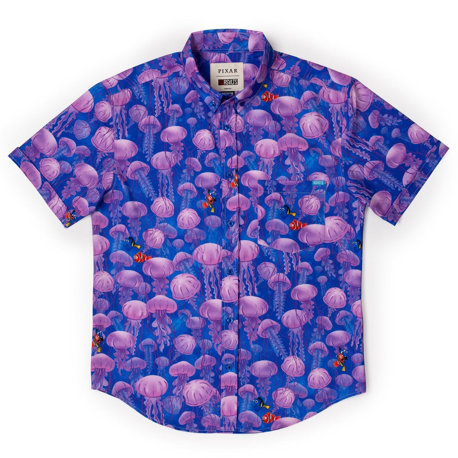 RSVLTS Finding Nemo Jellyfish Short Sleeve Shirt